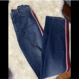 Mother high waist looker here kitty kitty glitter sz 28 worn once